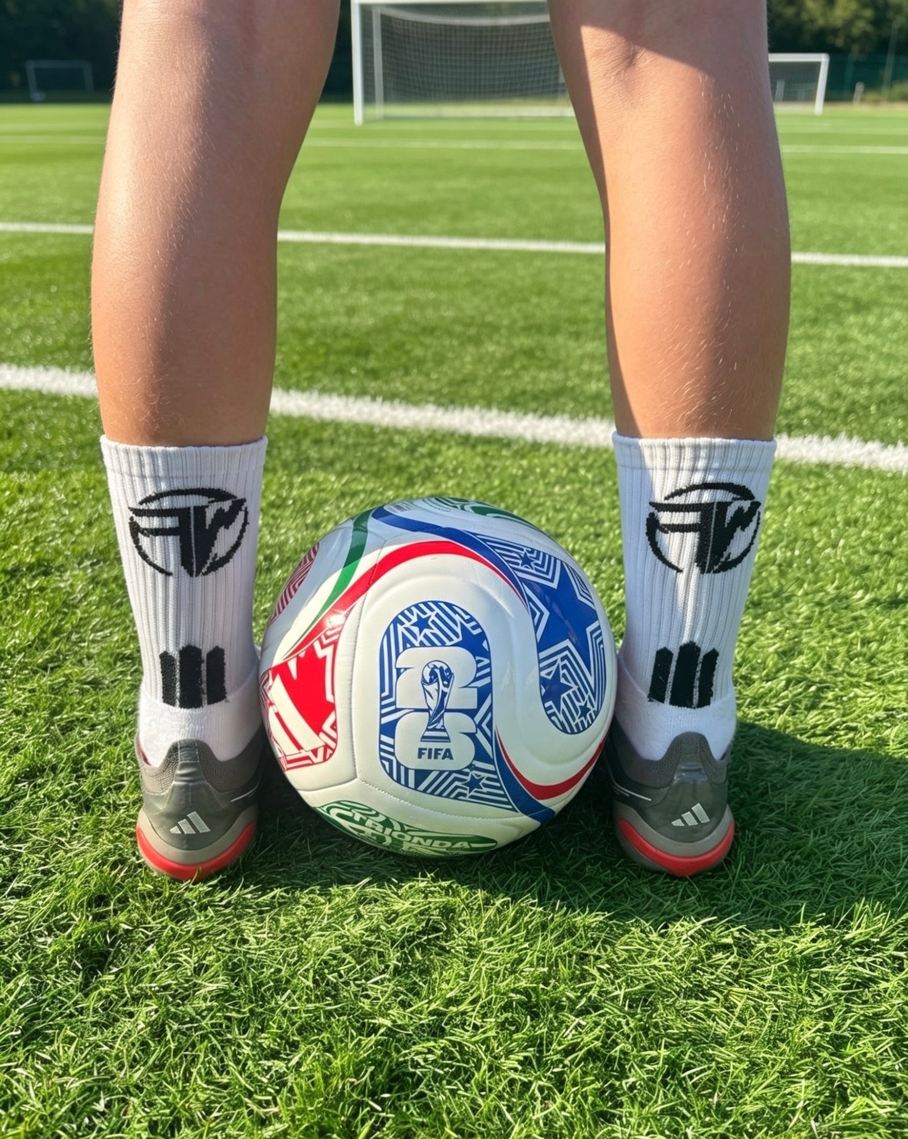 FW Sportswear Performance Grip Socks 2.0 worn by athlete.