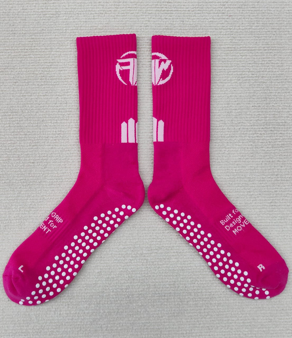Pink Performance Grip Socks 2.0