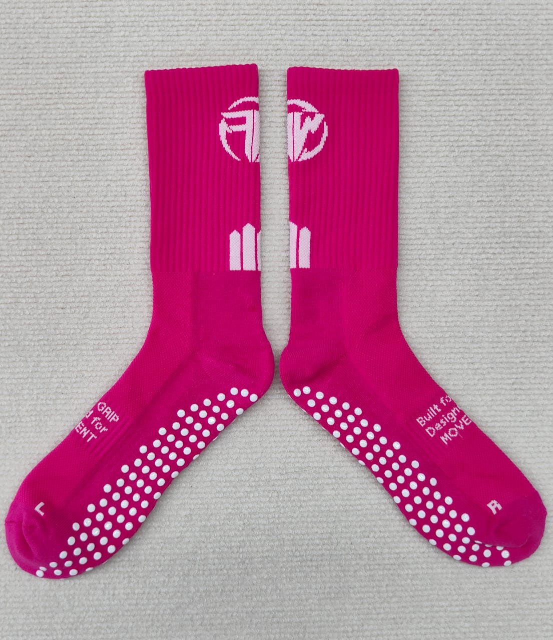 Pink Performance Grip Socks 2.0