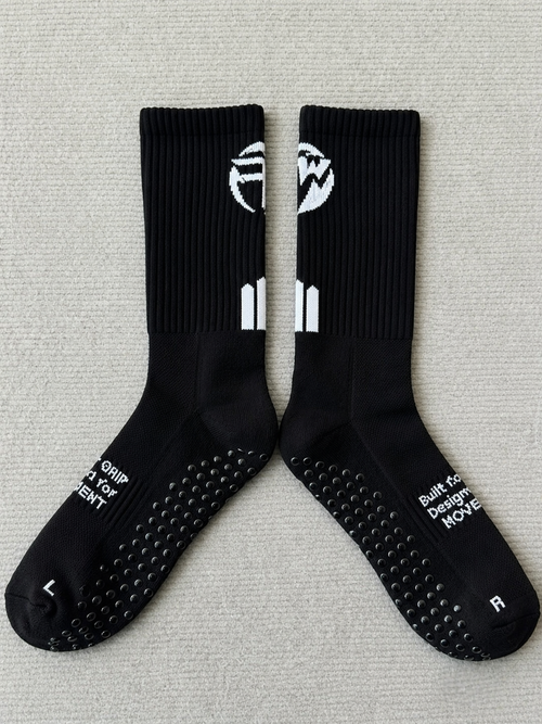 Black Performance Grip Socks 2.0