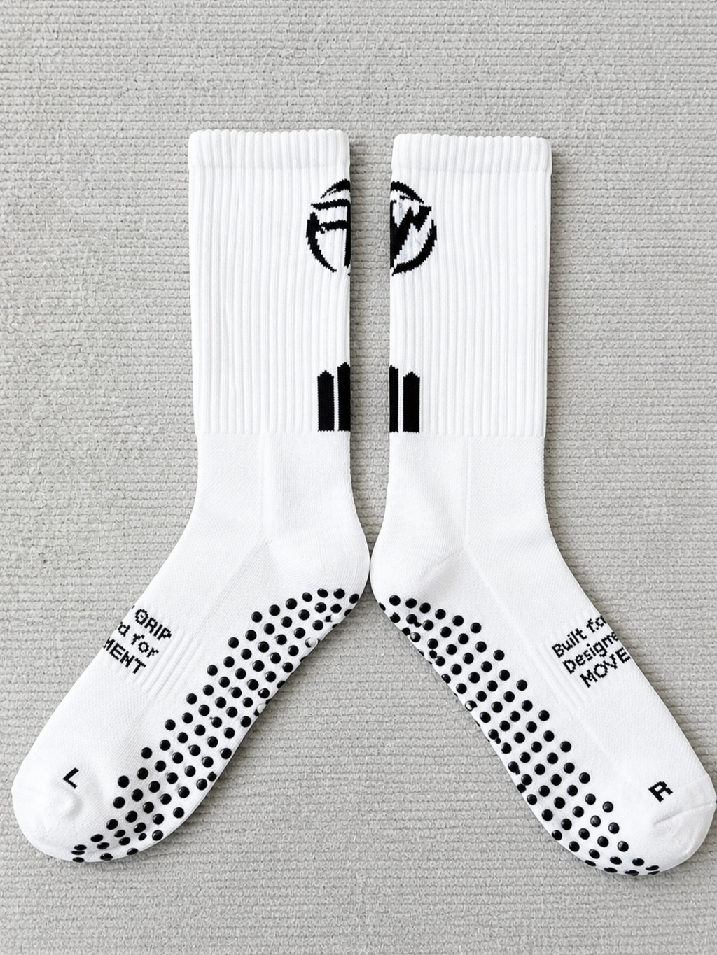 CHILDS White Performance Grip Socks 2.0